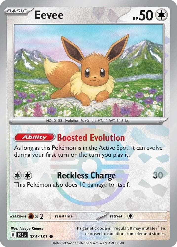 Eevee (Poke Ball Pattern) - SV: Prismatic Evolutions (PRE)